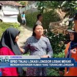 BPBD Tinjau Lokasi Longsor Lebak Mekar