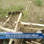 Bahu Jalan di Desa Kalibuntu Amblas