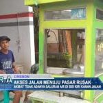 Akses Jalan Menuju Pasar Rusak