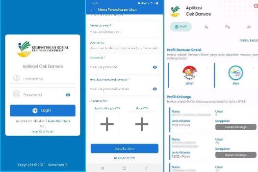 Cara daftar Bansos Kemensos