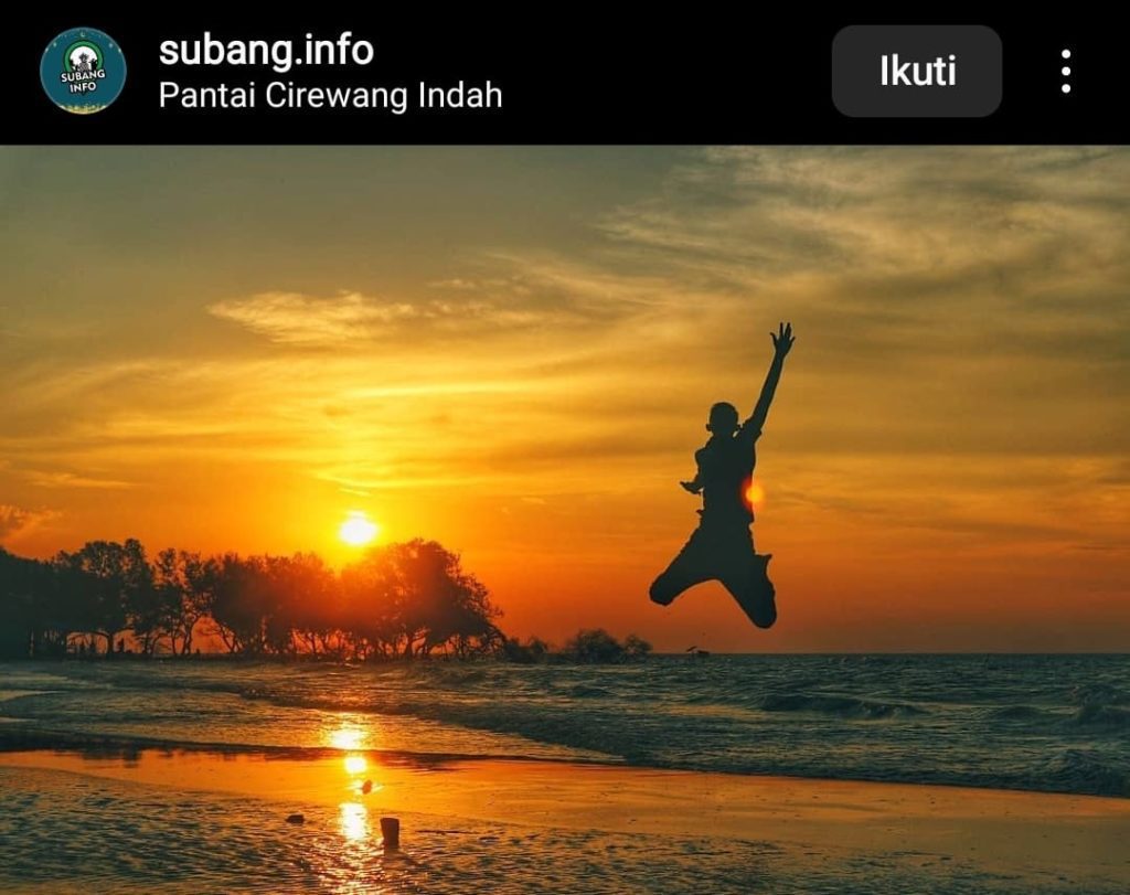 Ke Pantai Subang Cirewang Kuy! Bawa Ayang Makin Sosweet