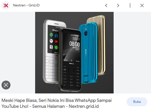 Jangan Anggap Remeh Hp Nokia jadul..Tipe Hp Jadul Nokia ini Bisa Whatsapp Sampai Yutub loh !!