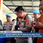 Pelaku Rampas Motor Dengan Ancaman Golok