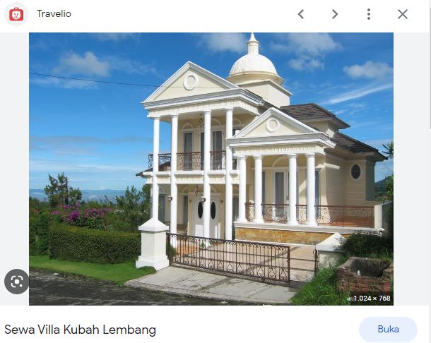 Sewa Murah Meriah Tempat Istana, Dimana ya?? Villa Kubah Lembang Bandung jawabannya