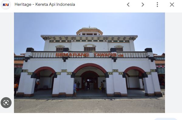 Objek wisata,sejarang stasiun semarang tawan