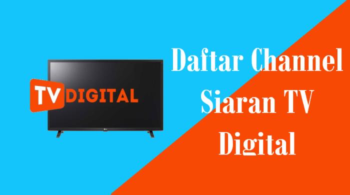 Daftar Frekuensi TV Digital/SukaKepo.com