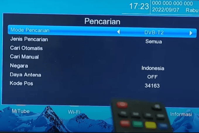 cara mencari siatan tv digital secara manual/ Sumber: Suara Merdeka