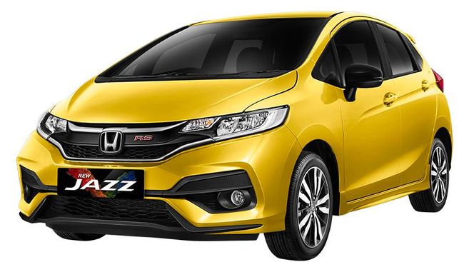 Foto: mobil kecil (honda jazz)/CNN Indonesia