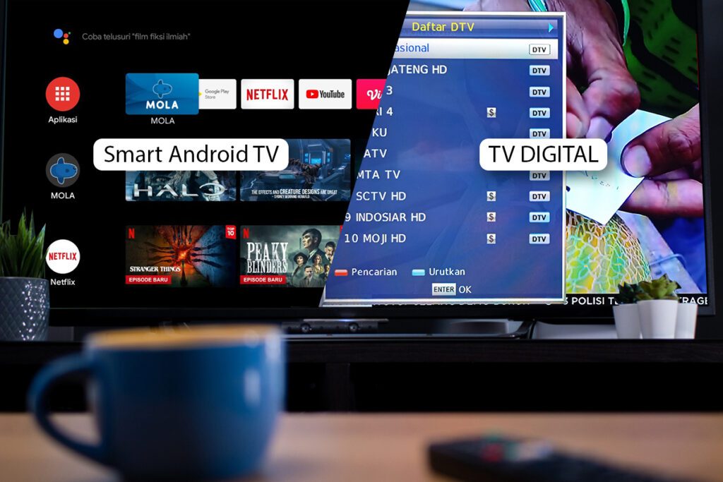 Tahukah Kamu Perbedaan TV Led Digital dan Smart TV ? Simak disini Jangan Sampai Salah!