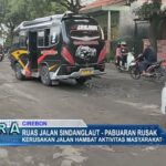 Ruas Jalan Sindanglaut Pabuaran Rusak 