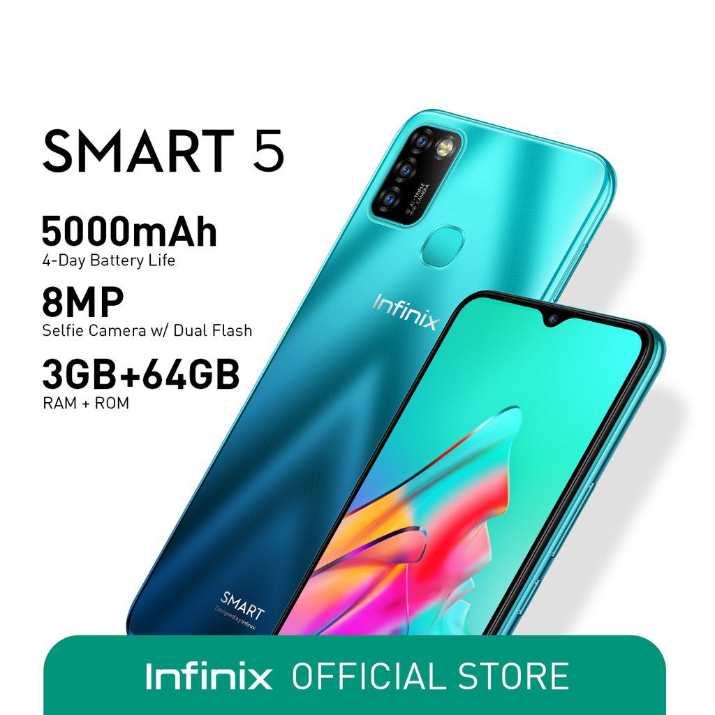 Pengen marahin mamah deh masa gak tahu handphone smart 5 infinix,ini dia spesifikasinya !