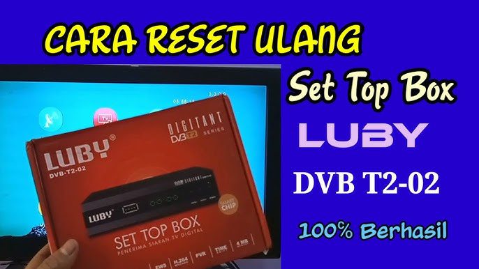 Cara Reset Set Top Box Luby/Youtube: LekAli Aja