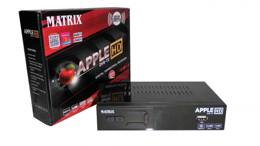 cara setting set top box matrix apple merah