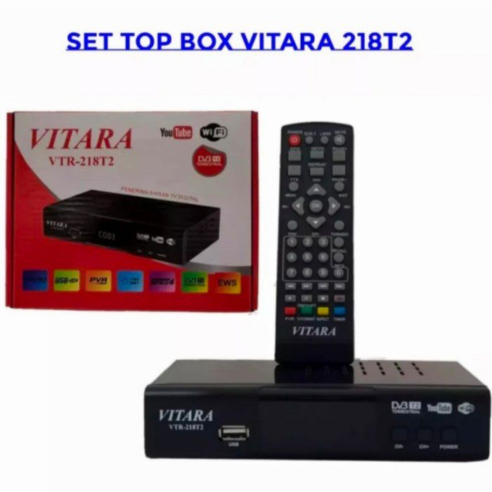 Set Top Box Vitara/Tokopedia