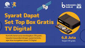 Daftar Syarat Bansos Set Top Box Digital Kominfo