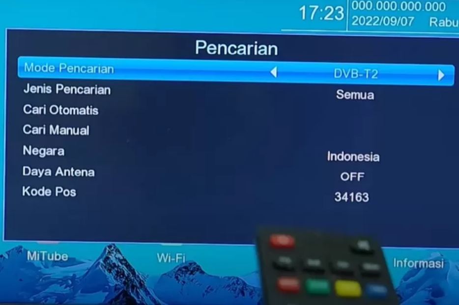 mencari siaran tv digital