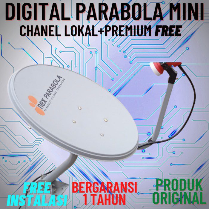 Antena Parabola Bisa Untuk TV Digital/Tokopedia