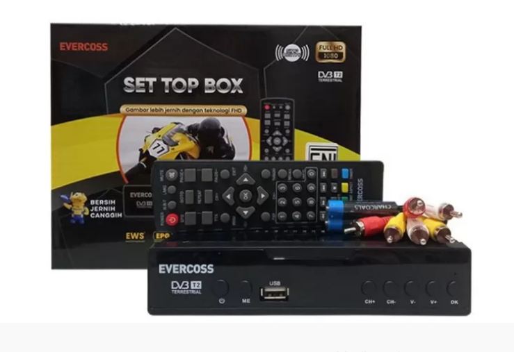 Set Top Box Evercoss Pro - Dilengkapi Fitur Youtube - Segini Harganya!