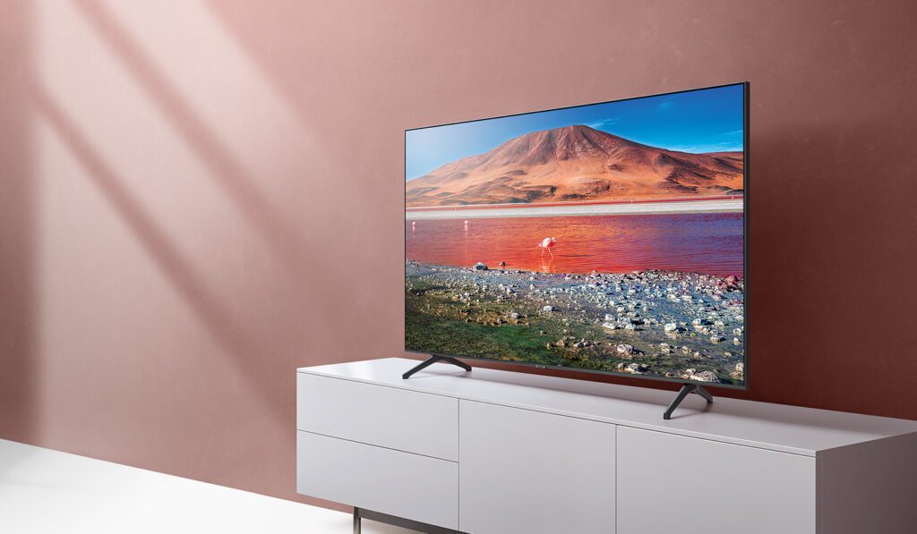 Samsung UDH 4K Smart TV 43 UA43TU700/yangcanggih.com