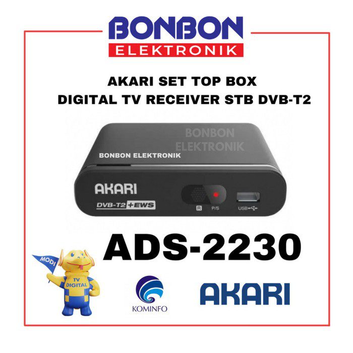 Set Top Box TV Digital Akari/Tokopedia