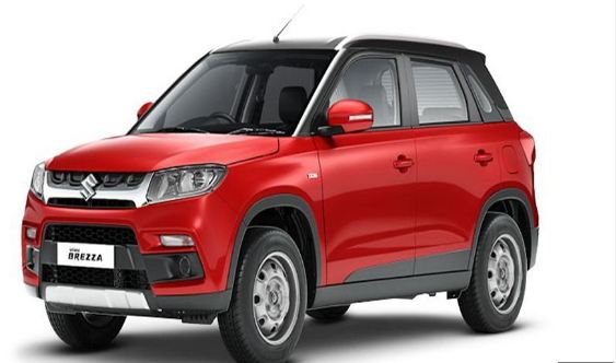 Si Merah Merona : Ini Dia Mobil Suzuki Brezza Siap Lawan Kia Sonet & Nissan Magnite