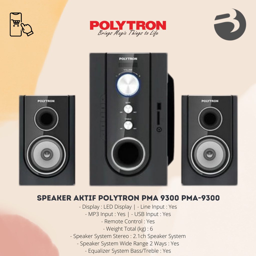 daftar harga speaker aktif polytron bluetooth terbaru/biggo