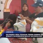 838 Warga Desa Pegagan Terima Bansos Beras