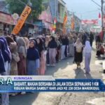 Babarit, Makan Bersama Di Jalan Desa Sepanjang 1 Km