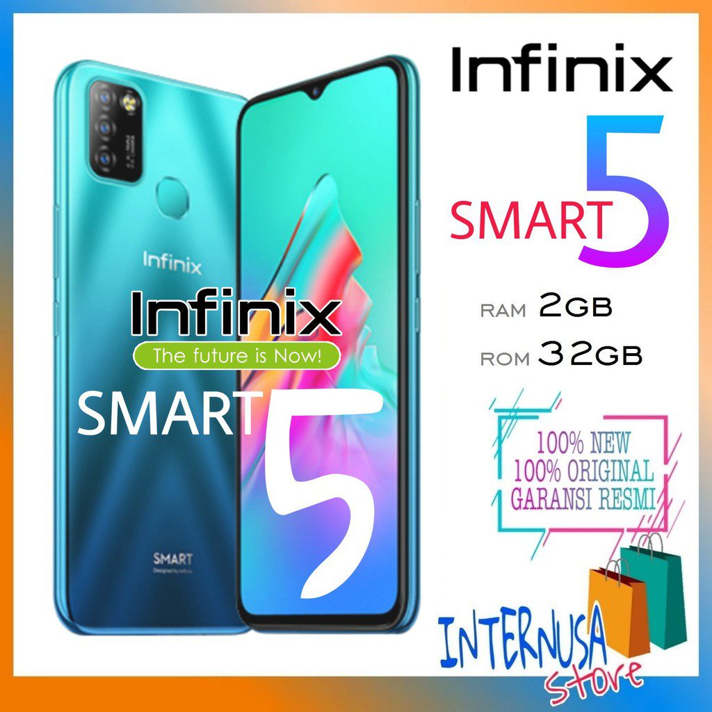 hp infinix smart 5 spesifikasi memiliki baterai besar 5.000 mAh !
