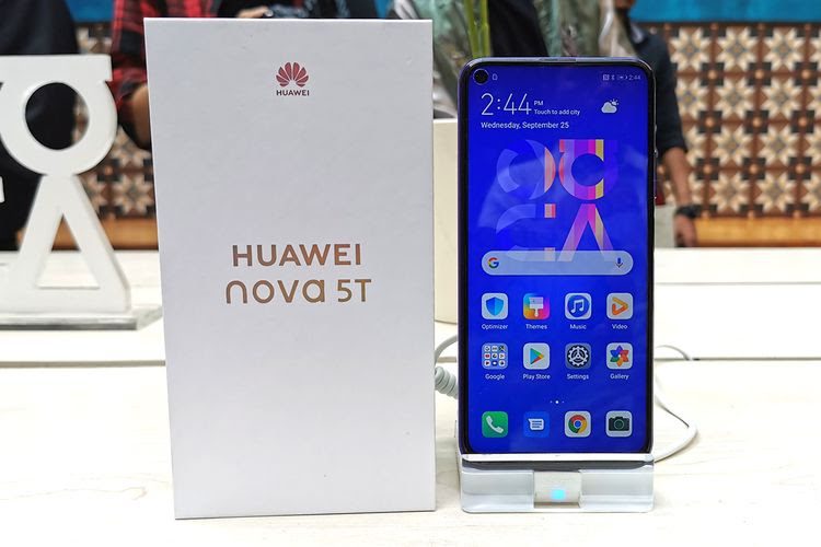 Design Elegan Huawei Nova 5T