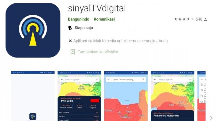 Cara Menggunakan Aplikasi Sinyal TV Digital/Tribunnews.com