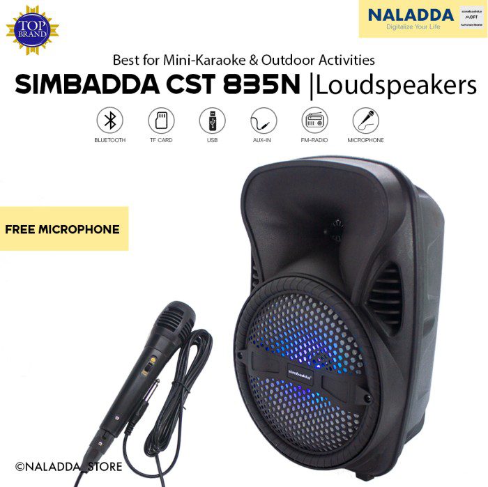 Speaker Aktif Simbadda Karaoke/Tokopedia