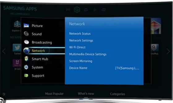 Sumber dari: https://www.samsung.com/id/support/tv-audio-video/how-do-i-connect-tv-to-cable-network-or-wired-network/