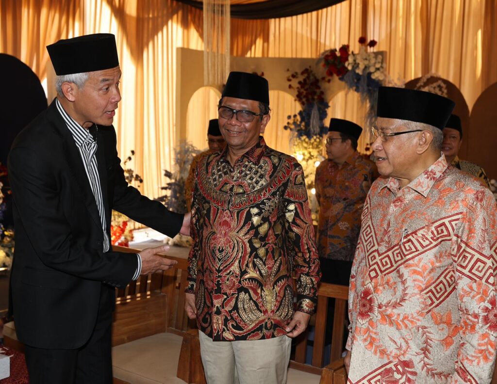 keakraban Ganjar dan Mahfud