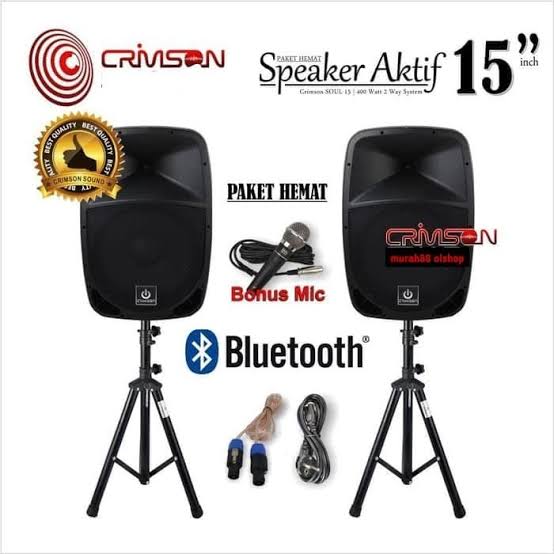 Spesifikasi dan Harga Speaker Aktif Crimson