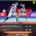 Hasil China Masters 2023 2 Wakil RI Indonesia Kalah 8 Besar Gagal Menuju Semi Final