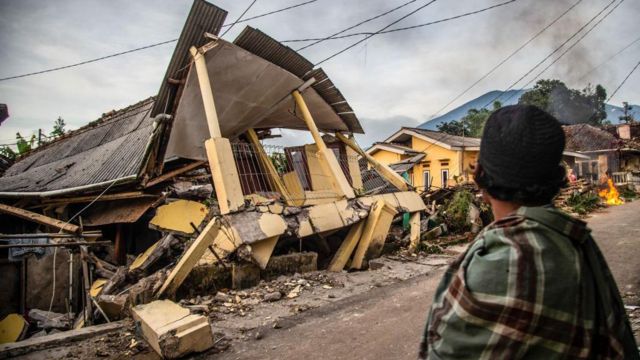 Dampak Gempa/BBC