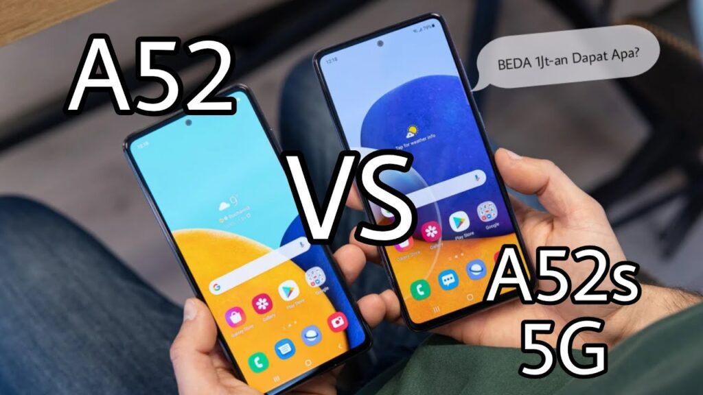 Perbedaan Samsung A52 dan A52s/Youtube : AldiOktaP