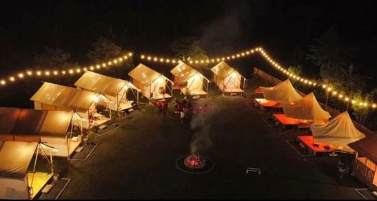 Yuk kawan,mari merasakan menginap di alam terbuka yang di lengkapi dengan berbagai macam fasilitas unik dan menarik yang berada di glamping sumbar !