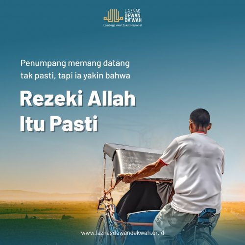 Semoga Kita Selalu Tenang dan Bersuudzon Kepada Sang Pencipta Mengenai Rezeki !