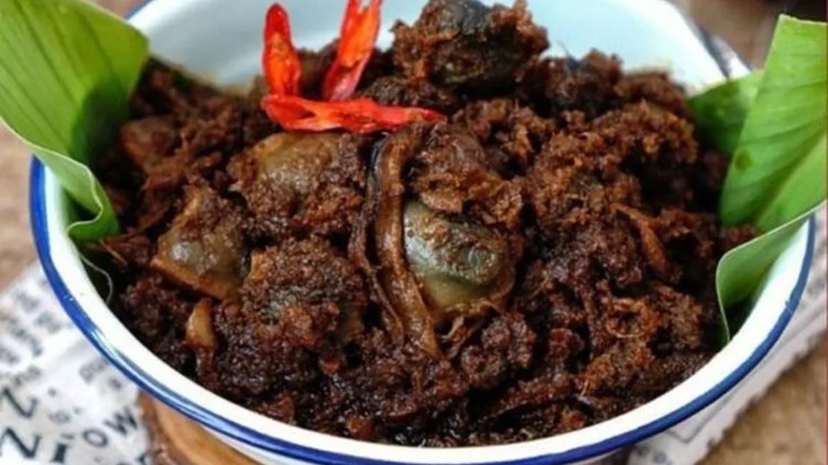 Rendang Lokan/Kompas.com