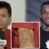 perdebatan tato Wilfried Zaha/tribunnews