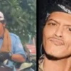 tukang parkir mirip Bruno Mars/suara.com