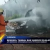 Bengkel Tambal Ban Hangus Dilalap Api