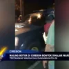 Maling Motor Di Cirebon Bonyok Dihajar Warga