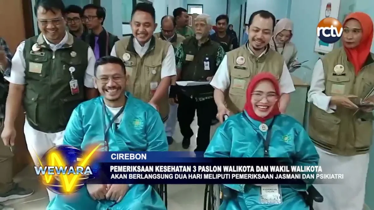 Pemeriksaan Kesehatan 3 Paslon Walikota dan Wakil Walikota