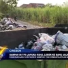 Sampah Di TPS Japura Kidul Luber Ke Bahu Jalan