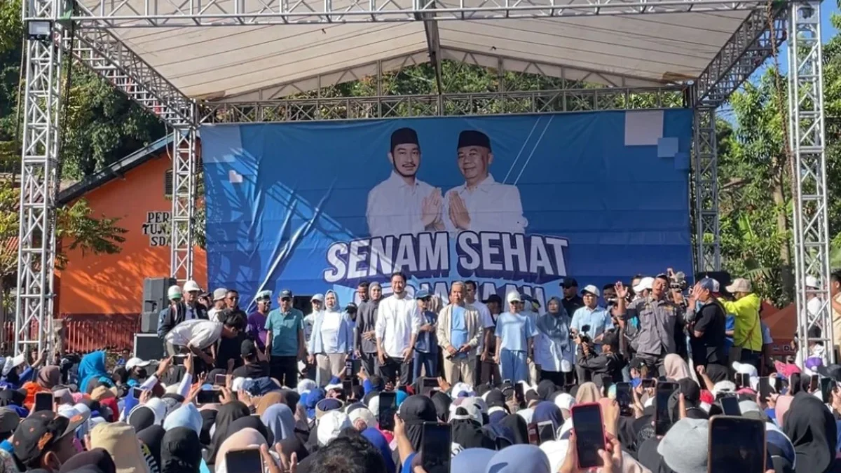 Foto: Senam sehat Jeje Asep