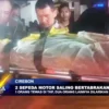 2 Sepeda Motor Saling Bertabrakan