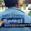 Ban Motor Rusak Saat Mengantar Ke KPU